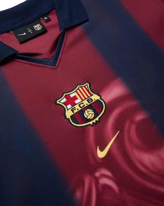 Travis Scott x Nike x FC Barcelona Retro 2000/01 Home Skeleton Jersey