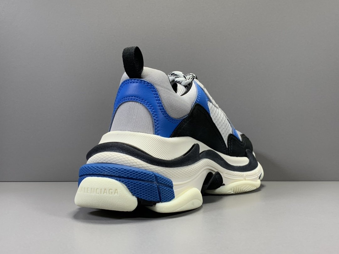 Triple s black and blue solid sole - whatever on