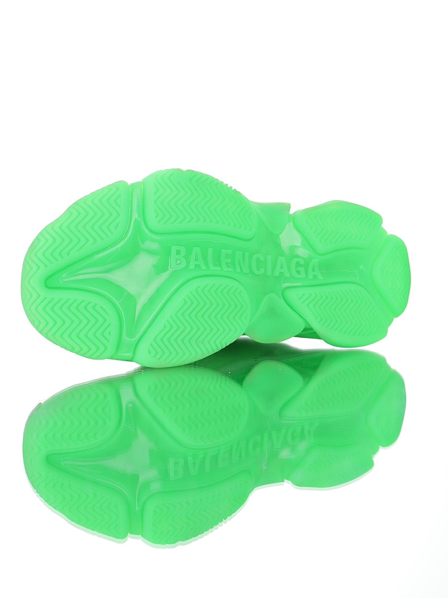Triple s Neon green clear sole - whatever on