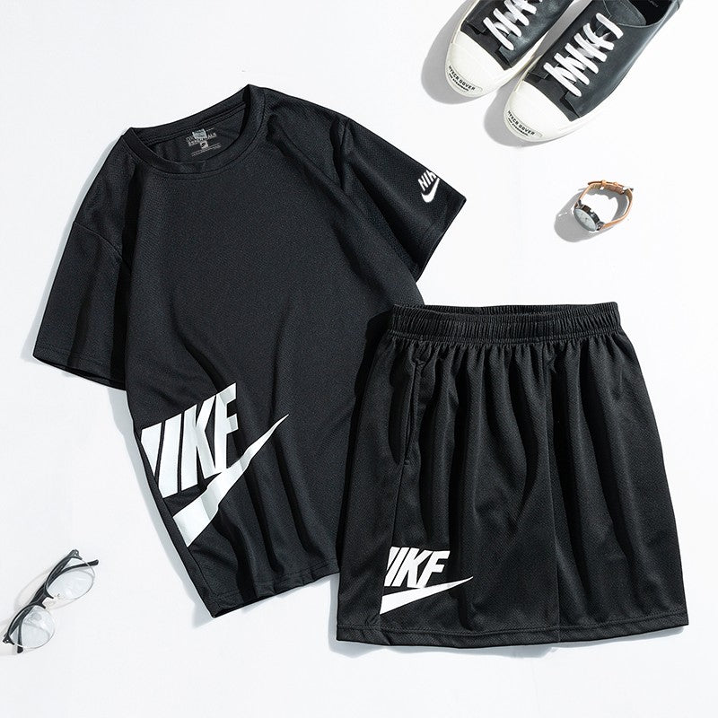 N Logo Tee And Shorts - whatever on