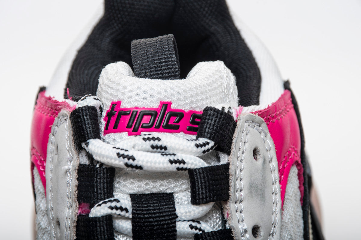 Triple s pink and black solid sole - whatever on