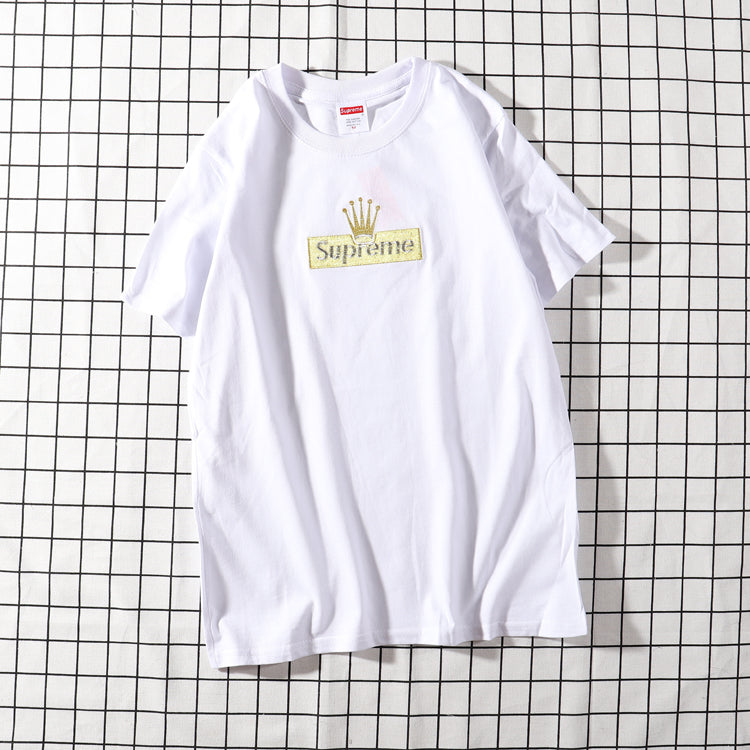 S Gold Logo Tee - whatever on
