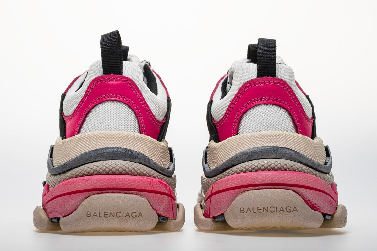 Triple s pink and black solid sole - whatever on