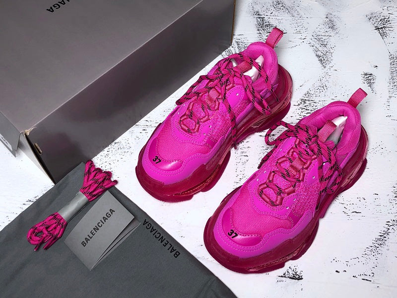 Triple s pink clear sole - whatever on