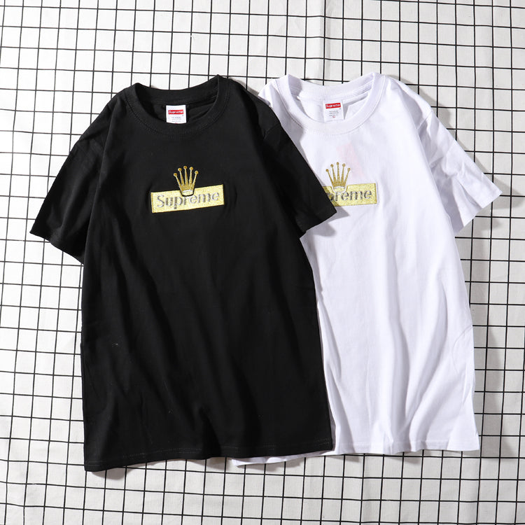 S Gold Logo Tee - whatever on