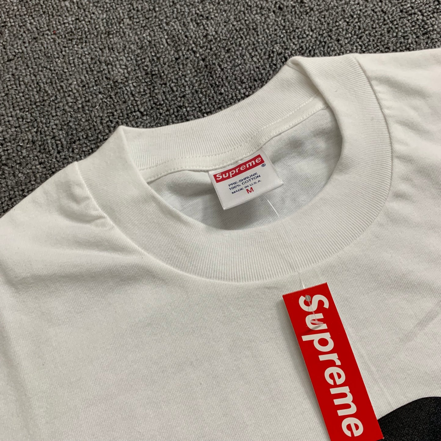 Box Sup x Neighborhood 06FW Skull Box Logo Tee - whatever on