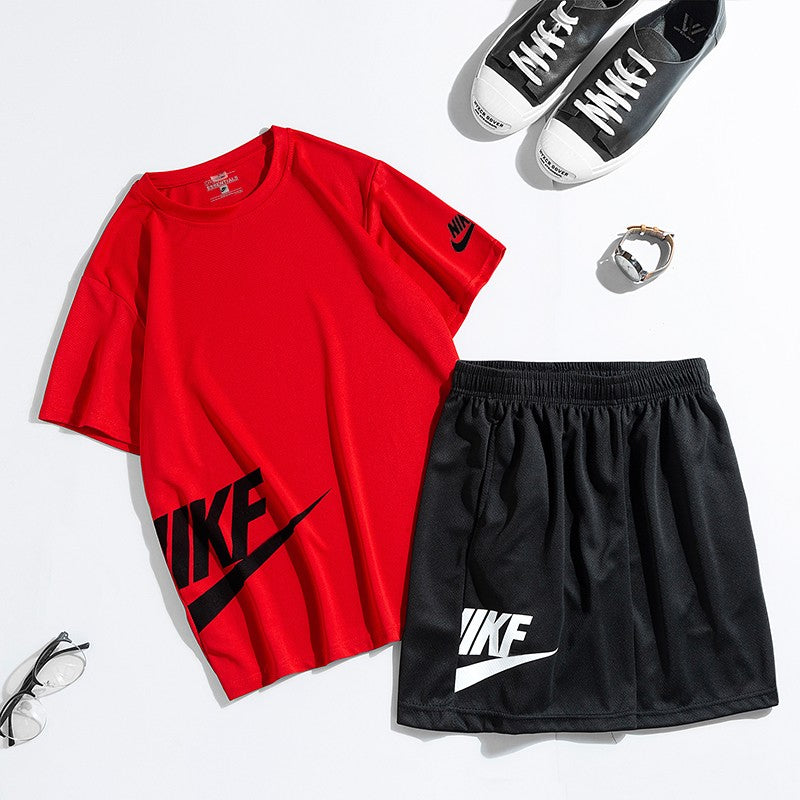 N Logo Tee And Shorts - whatever on