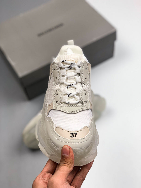 Triple s white clear sole - whatever on