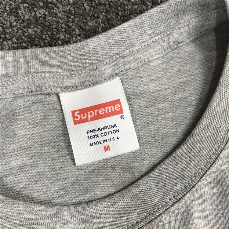 Sup Box Logo Bullet Hole Short Sleeve Tee - whatever on
