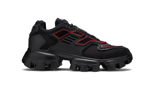 Prada Cloudbust Thunder Knit 'Black Red'
