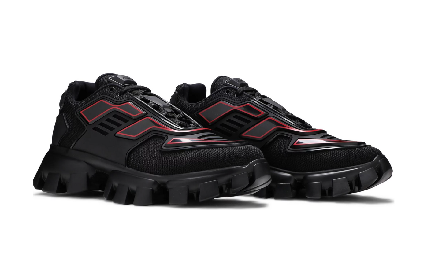 Prada Cloudbust Thunder Knit 'Black Red'
