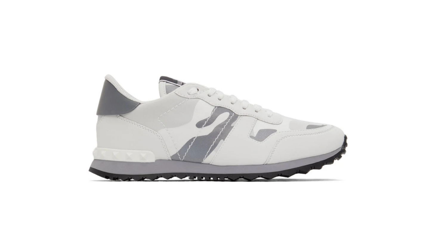 Valentino White Camo Rockrunne