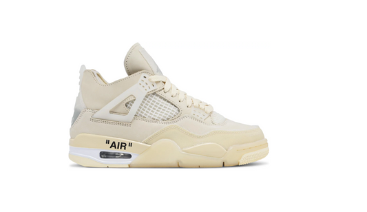 Off-White x Air Jordan 4  'Sail'