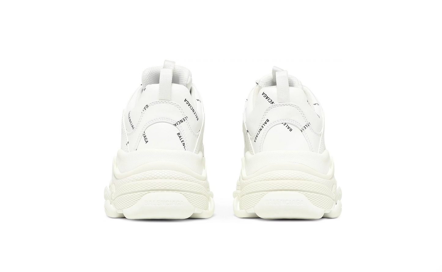 Triple S Sneaker 'Allover Logo - White'