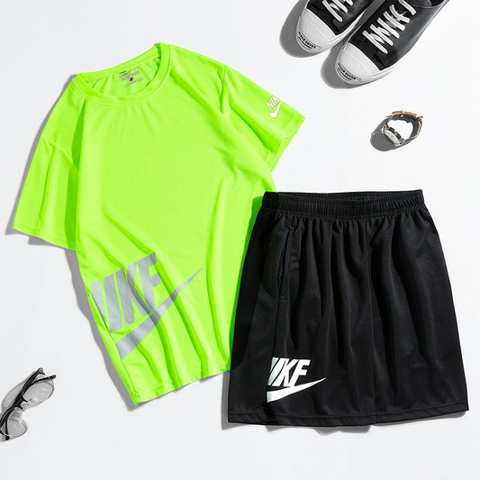 N Logo Tee And Shorts - whatever on
