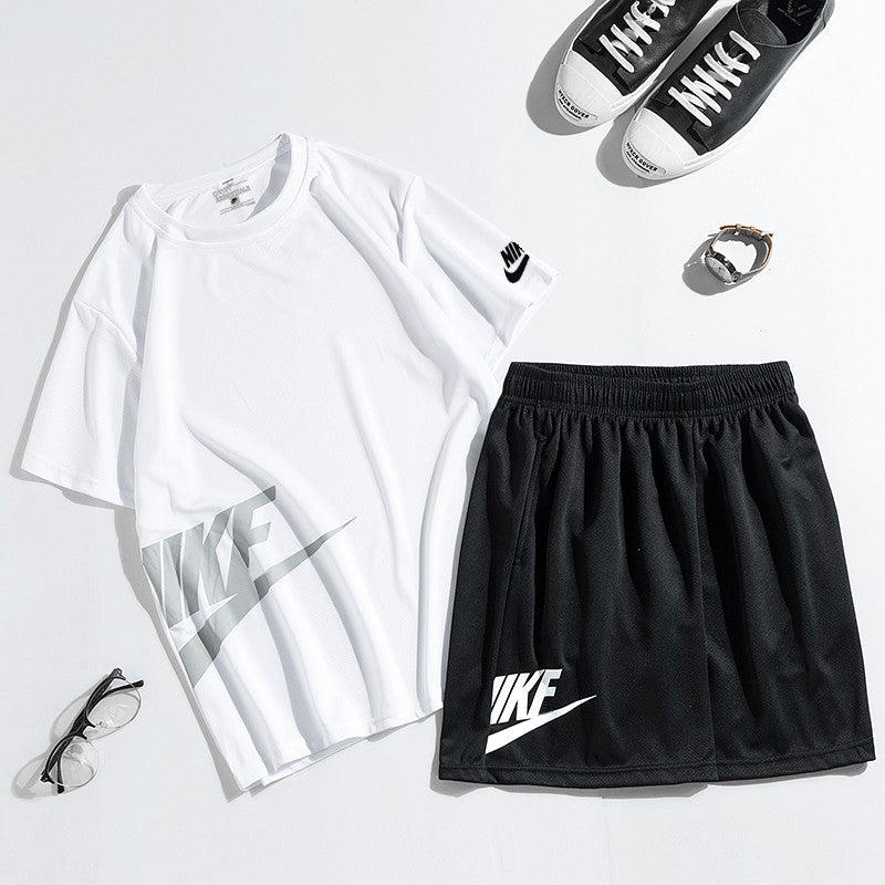N Logo Tee And Shorts - whatever on