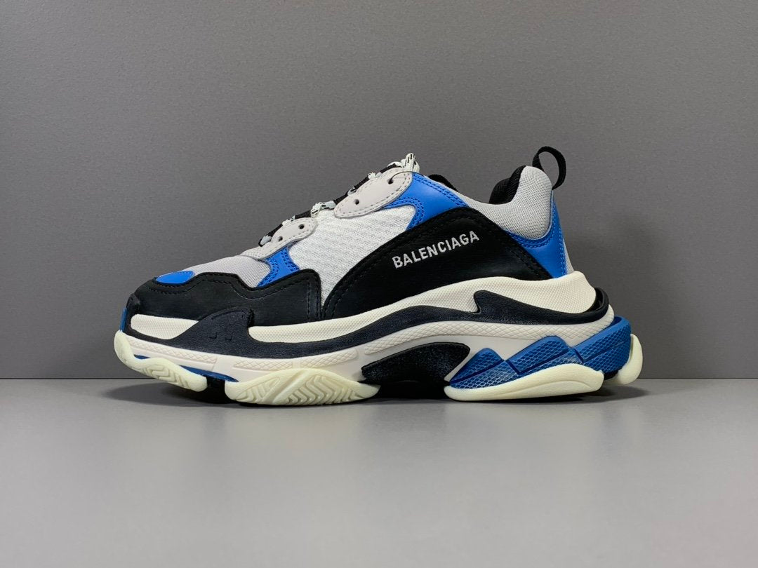 Triple s black and blue solid sole - whatever on