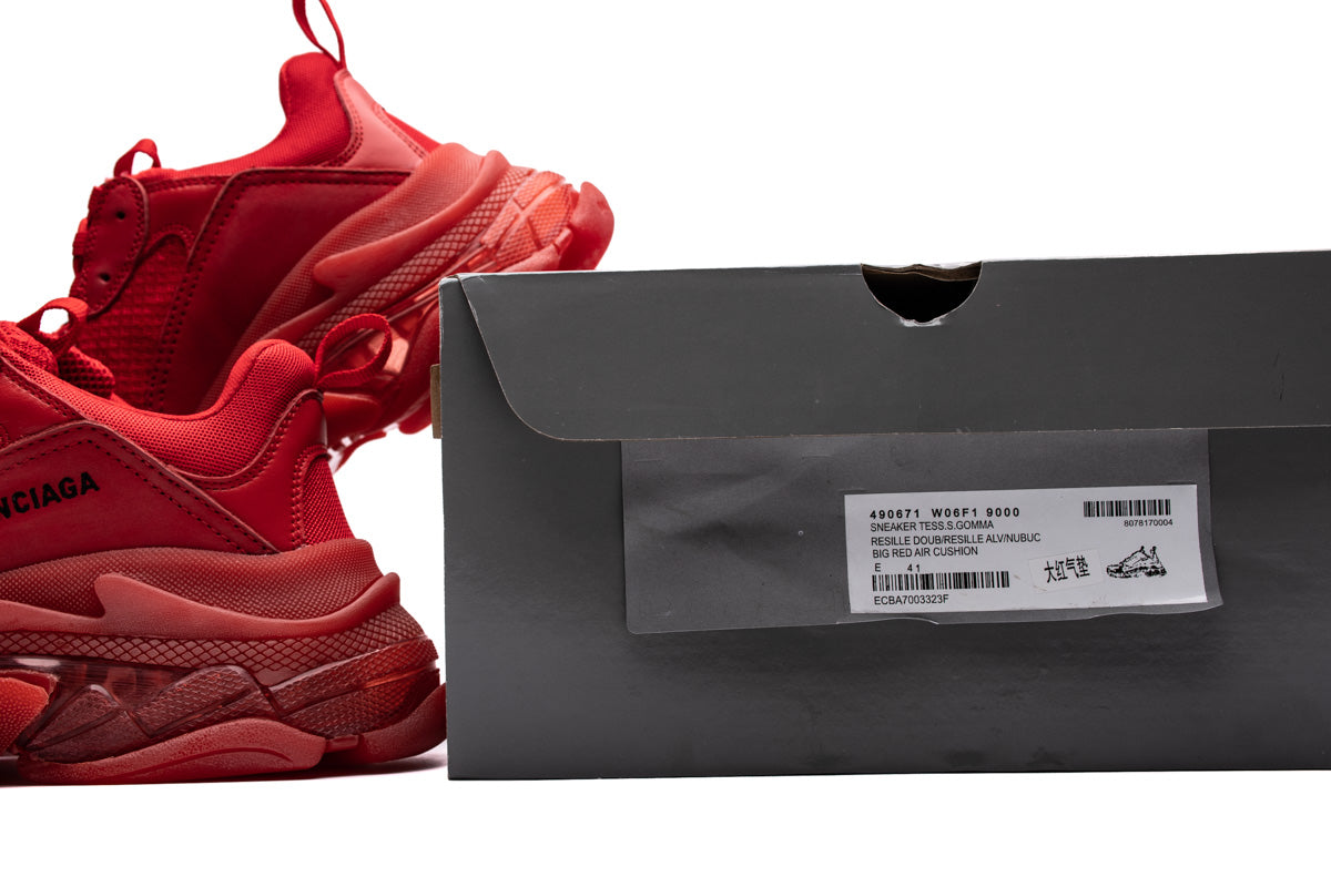 Triple s red clear sole - whatever on
