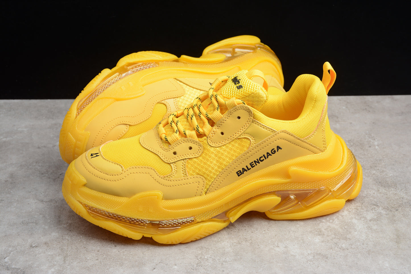Triple s yellow clear sole - whatever on