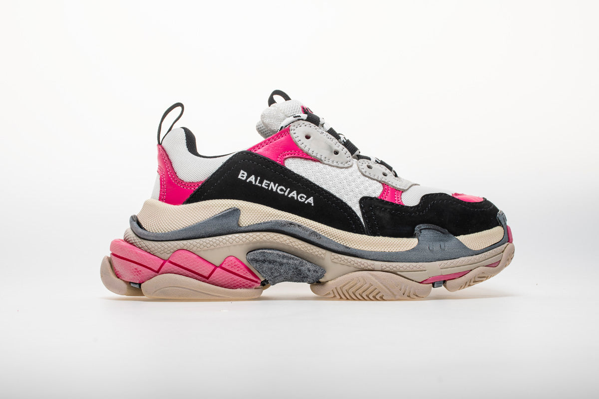 Triple s pink and black solid sole - whatever on