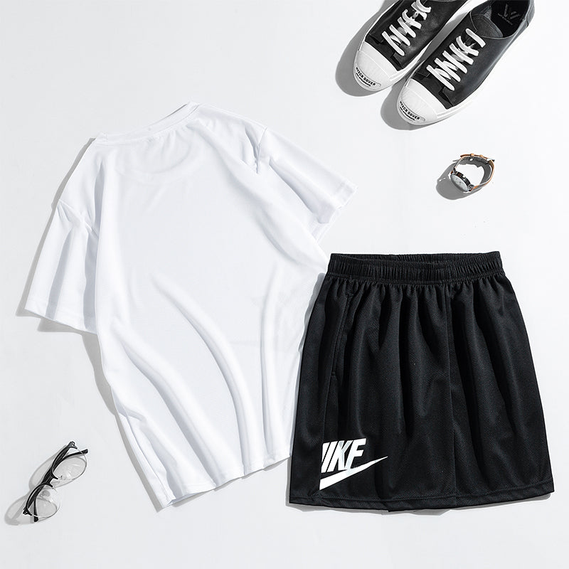 N Logo Tee And Shorts - whatever on