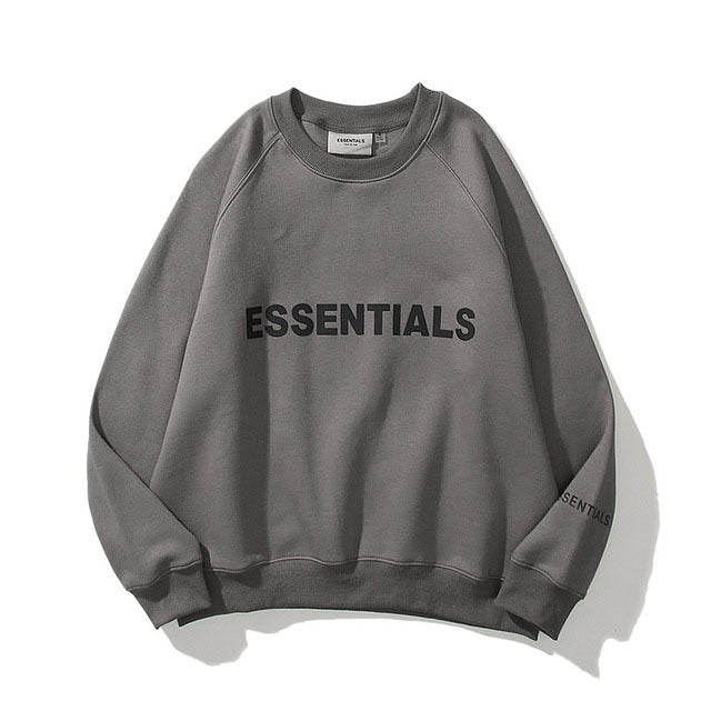 ESSENTIALS Hoodies Reflective Letters