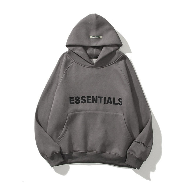 ESSENTIALS Hoodies Reflective Letters