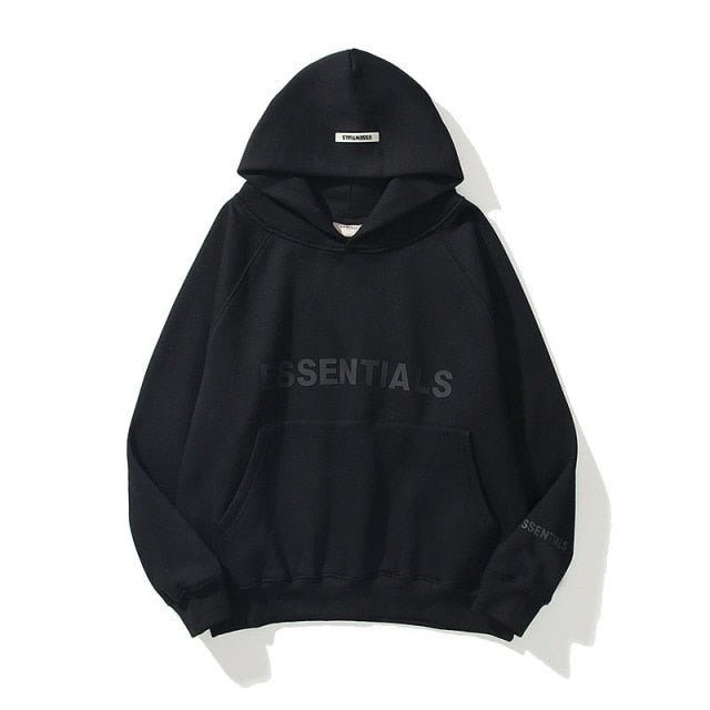 ESSENTIALS Hoodies Reflective Letters