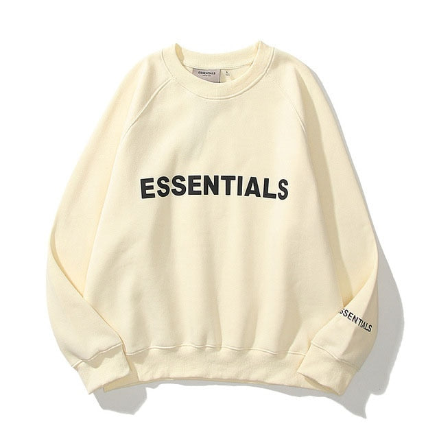 ESSENTIALS Hoodies Reflective Letters