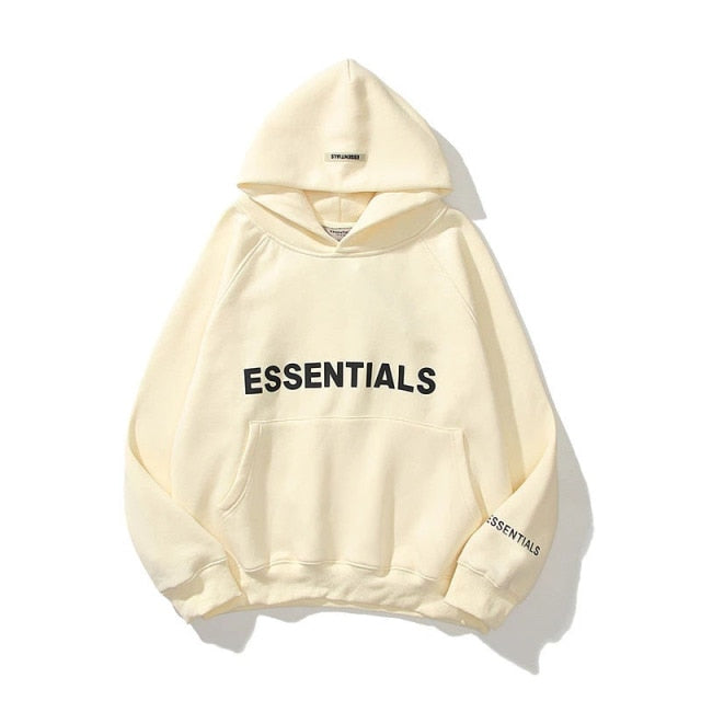 ESSENTIALS Hoodies Reflective Letters