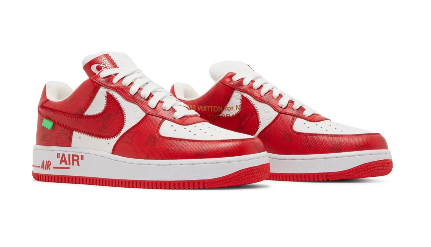 Lv x Air Force 1 Low 'White Comet Red'