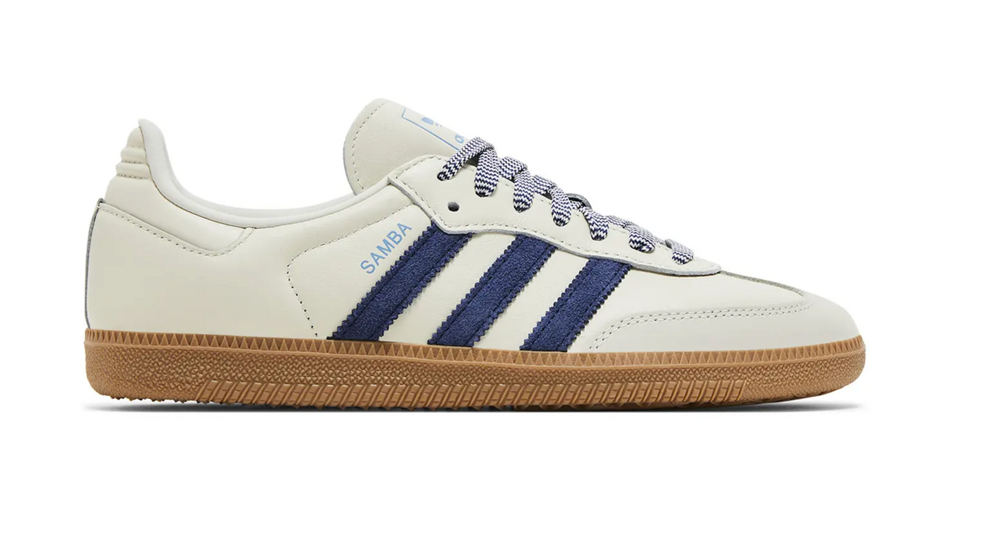 Wmns Samba OG 'Off White Dark Blue'