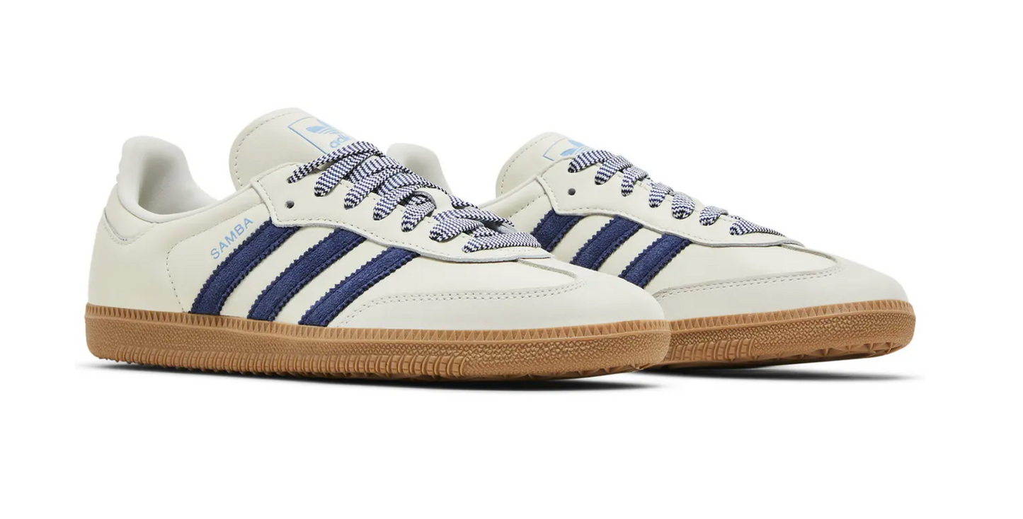 Wmns Samba OG 'Off White Dark Blue'