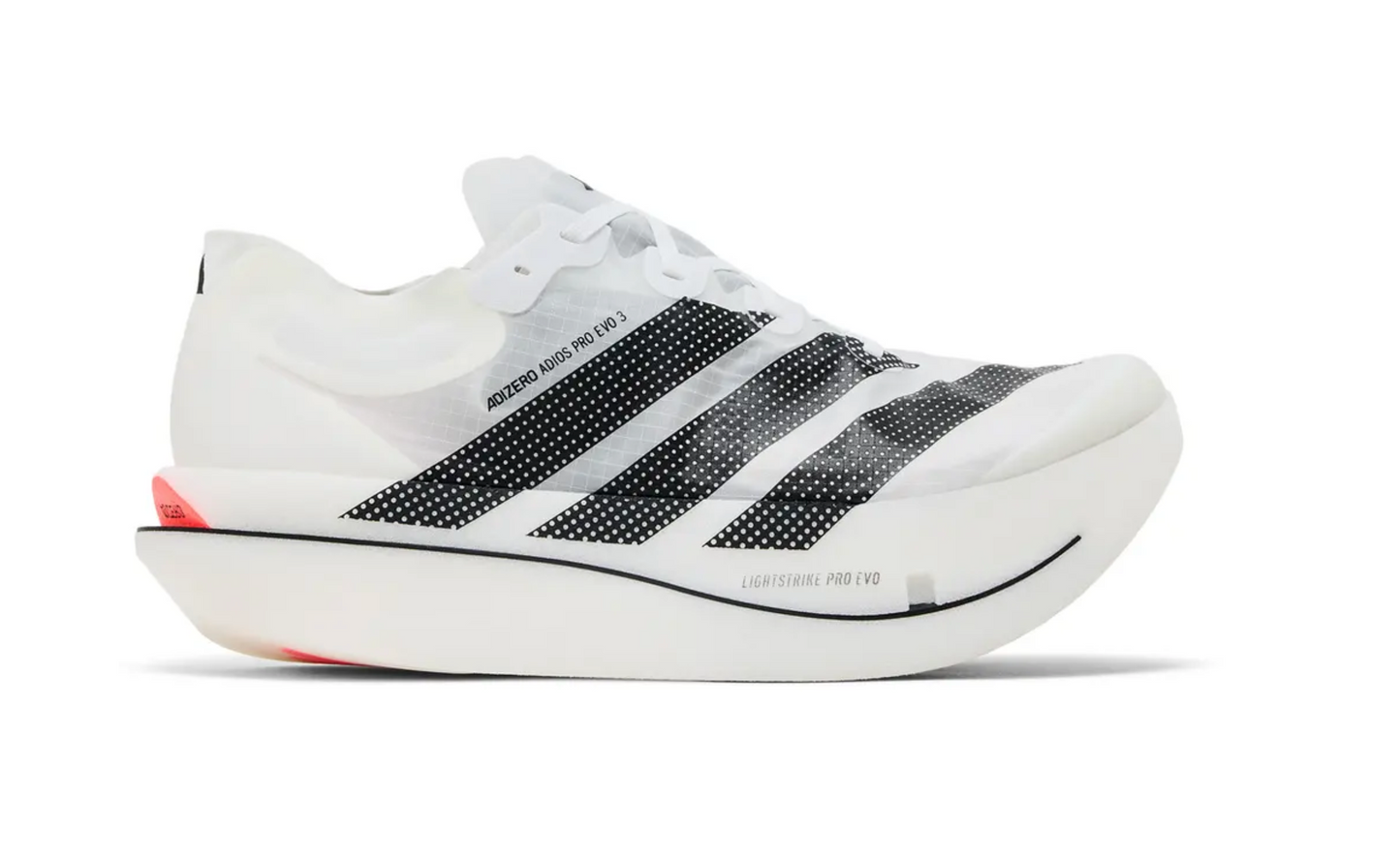 Adizero Adios Pro Evo 3 'Cloud White Core Black Solar Turbo'