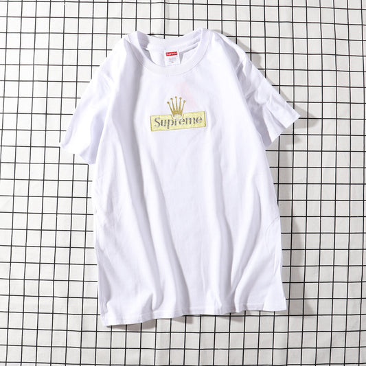 S Gold Logo Tee - whatever on