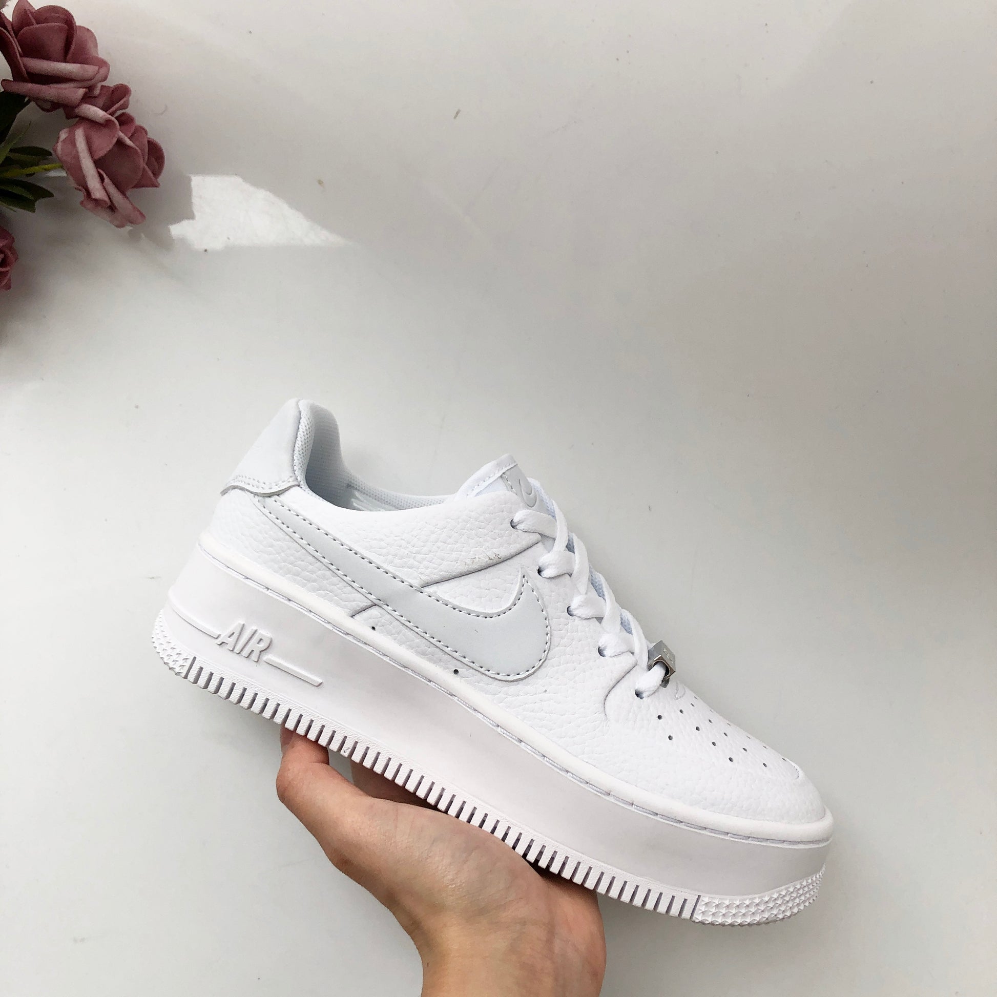 Air Force 1 SAGE LOW LX White - whatever on 
