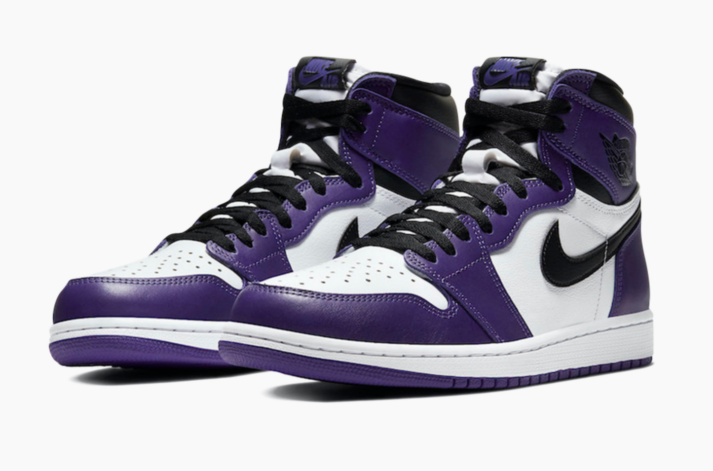 Air Jordan High Court Purple White
