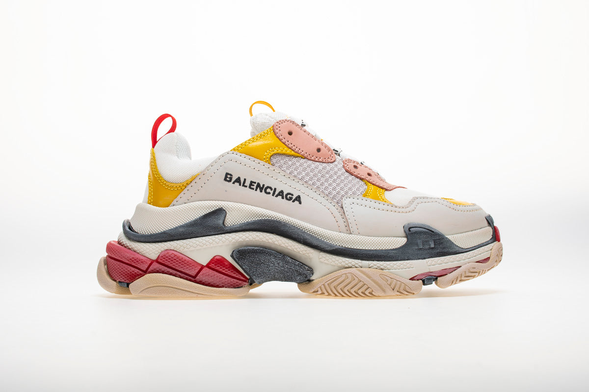 Triple s pink, yellow and red solid sole - whatever on 