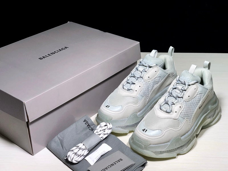 Triple s grey clear sole - whatever on 