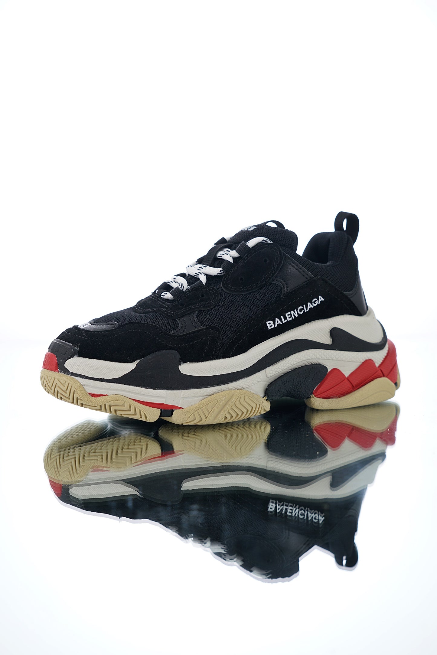 Triple s black and red solid sole - whatever on 