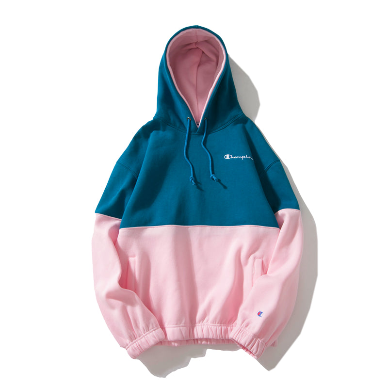 C Two Colours Hoodie - whatever on 
