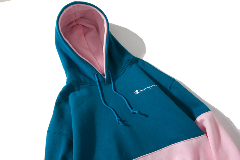 C Two Colours Hoodie - whatever on 
