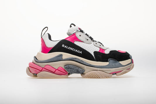 Triple s pink and black solid sole - whatever on 