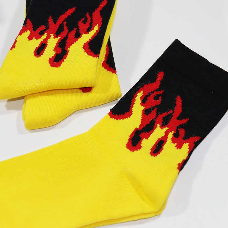 On Fire Crew Socks - whatever on 