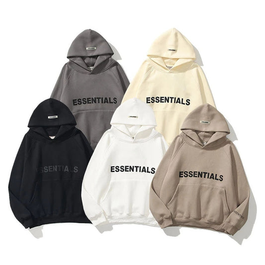 ESSENTIALS Hoodies Reflective Letters